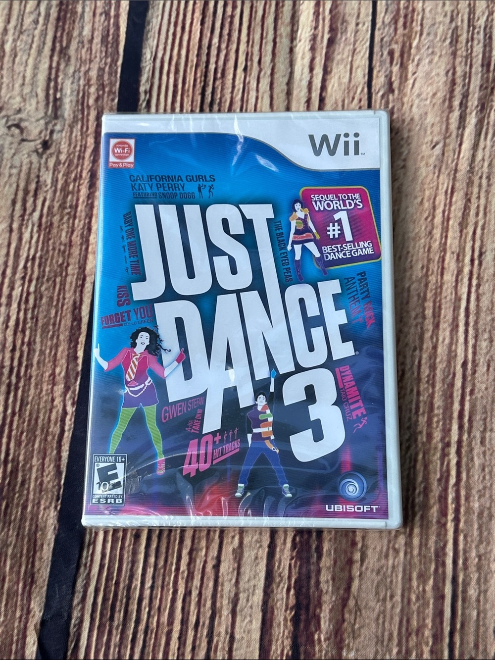 Nintendo Wii Just Dance 3 – Blue and White Game Case